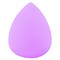 Zodaca Women's Makeup Face Foundation Sponge Puff Flawless Coverage Droplet Shape [2.37 x 1.58]" - Purple